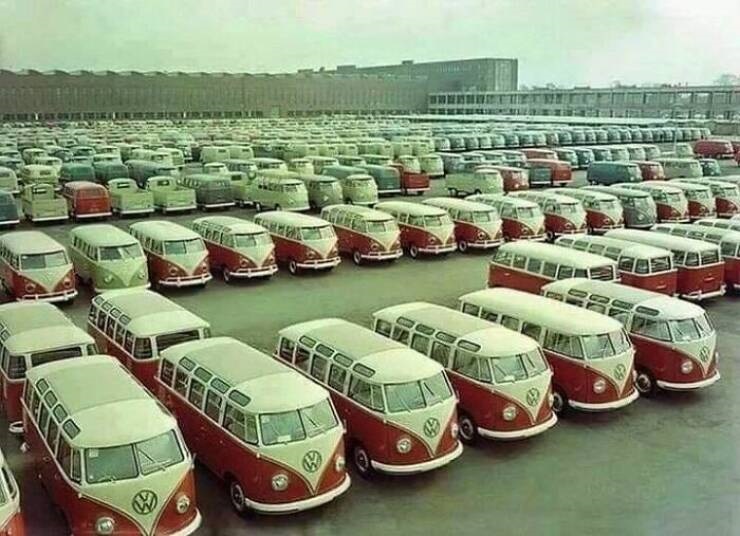 Name:  Vw Buses On The Factory Lot, 1960s.jpg
Views: 584
Size:  128.3 KB